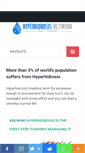 Mobile Screenshot of hyperhidrosisnetwork.com